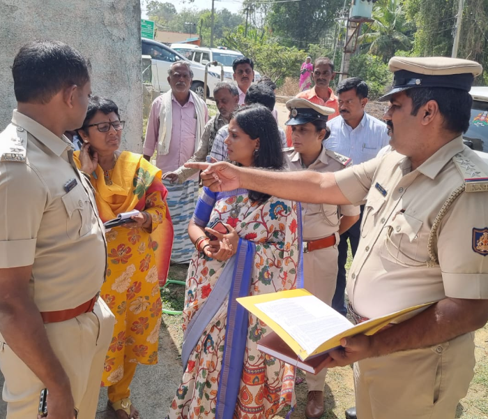 ಡಿಸಿ ಶುಭಕಲ್ಯಾಣ್‌, ಎಸ್‌ಪಿ ಅಶೋಕ್‌ ಭೇಟಿ ನೀಡಿ, ಪರಿಶೀಲನೆ