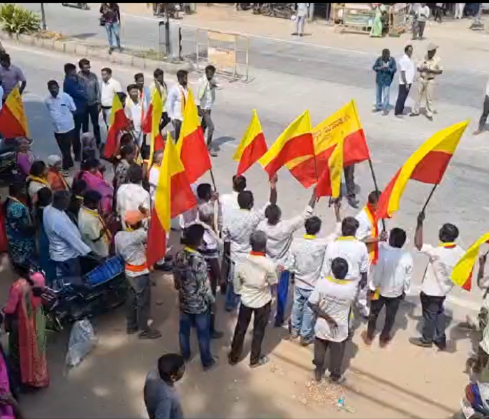 ಪ್ರತಿಭಟನೆ ಮಾಡಲು ಸಜ್ಜಾಗಿರುವುದು.