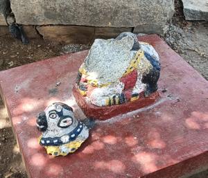 CHIKKABALLAPURA: ನಂದೀಶ್ವರ ವಿಗ್ರಹದ ತಲೆ ಧ್ವಂಸ ಮಾಡಿದ ದುಷ್ಕರ್ಮಿಗಳು