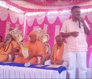 ಗುಬ್ಬಿ : ಗುಬ್ಬಿಯಲ್ಲಿ ನೂತನ ವಿಮಾನ ಗೋಪುರ ಕಳಸ ಪ್ರತಿಷ್ಟಾಪನೆ