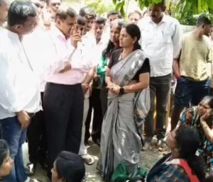 ರಾಮನಗರ : ಹತ್ಯೆಯಾದ ಬಾಲಕಿ ಮನೆಗೆ ಭೇಟಿ ಕೊಟ್ಟ ಸಂಸದ ಡಾ. ಮಂಜುನಾಥ್