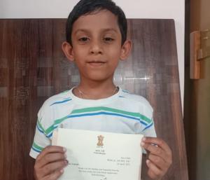 ದಾವಣಗೆರೆ : ಪರಿಸರ ಚಿತ್ರಕ್ಕೆ ಈ ಬಾಲಕನಿಗೆ ಪ್ರಧಾನಿ ಮೋದಿಯಿಂದ ಮೆಚ್ಚುಗೆ..!