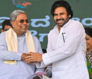 ಬೆಂಗಳೂರು : ಜಯಹೇ ಕರ್ನಾಟಕ ಮಾತೆ ಎಂದು ಕನ್ನಡದಲ್ಲೇ ಮಾತನಾಡಿದ ಪವನ್ ಕಲ್ಯಾಣ್