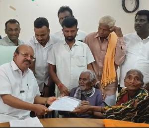 ಶಿರಾ : ವೃದ್ಧ ದಂಪತಿಗೆ ಕೊಟ್ಟ ಭರವಸೆಯನ್ನು ಈಡೇರಿಸಿದ ಶಾಸಕ ಟಿ.ಬಿ ಜಯಚಂದ್ರ