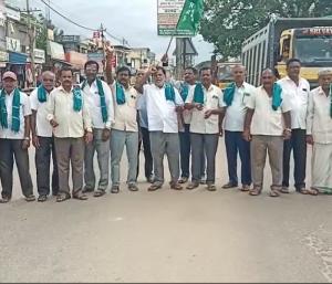 ಗುಬ್ಬಿ : ಎಕ್ಸ್ ಪ್ರೆಸ್ ಲಿಂಕ್ ಕೆನಾಲ್ ಕಾಮಗಾರಿ ವಿರೋಧಿಸಿ ರೈತ ಸಂಘ ಆಕ್ರೋಶ 
