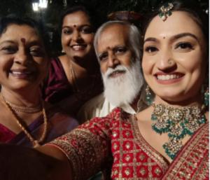 VAISHNAVI GOWDA : ಕಿರುತೆರೆ ನಟಿ ವೈಷ್ಣವಿ ಗೌಡ ಅದ್ಧೂರಿ ರಿಸೆಪ್ಷನ್