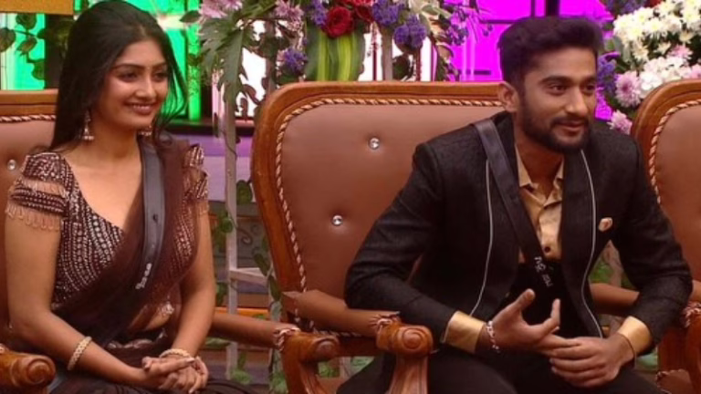 BBK12-Kavya-Shaiva-congratulates-Bigg-Boss-winner-Gilli-Nata