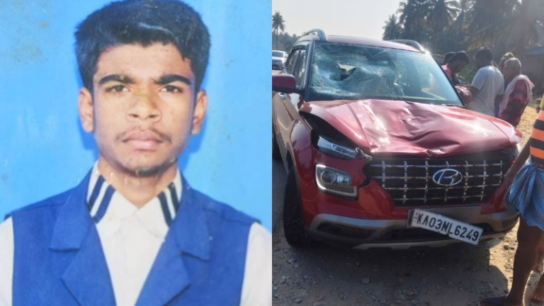 College-student-dies-after-car-hits-bicycle-in-Channarayapatna