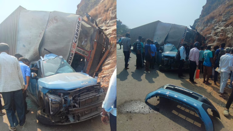 Karwar-Container-Car-Accident