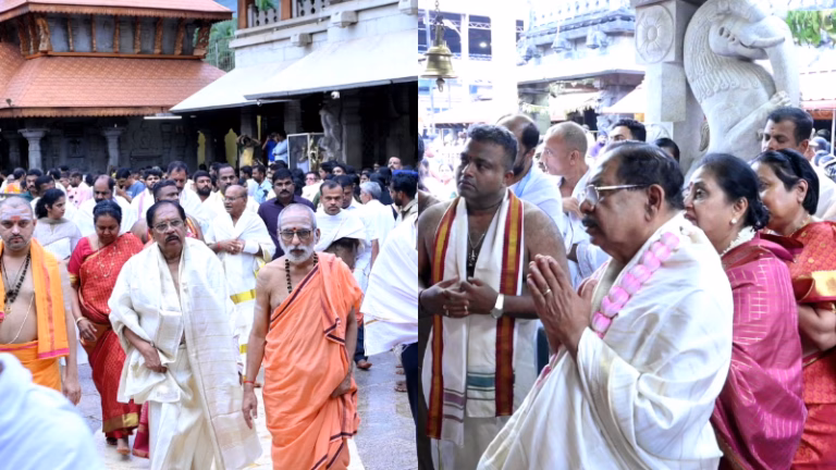 G-Parameshwar-Kollur-Mookambika-Temple-Visit