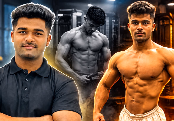 Cinematic Gym Transformation Portraits