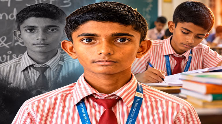 Student Portrait in a Classroom Montage