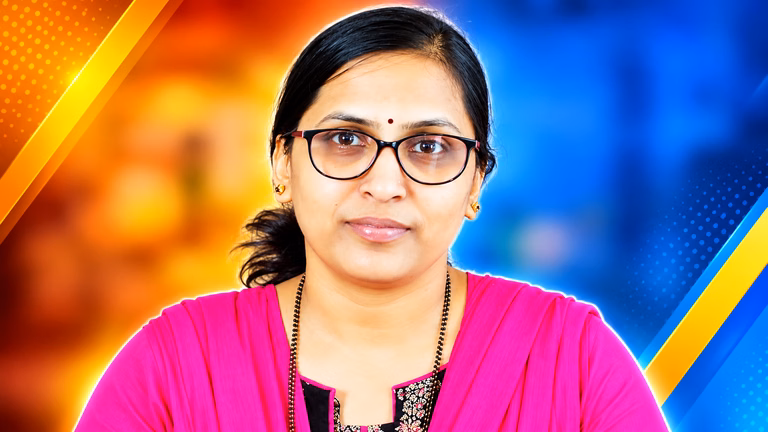 Vibrant Indian Portrait with Graphic Glow